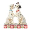 Pongo & Perdita Figurine – 101 Ways to Love You – Disney Traditions Jim Shore – hondenliefde beeld – 13 cm – Valentijnscadeau