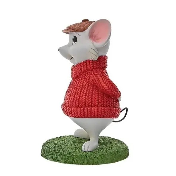 Bernard Beeldje – The Rescuers Disney figurine – handgeschilderd verzamelobject – Rescue Aid Society – 10 cm hoog
