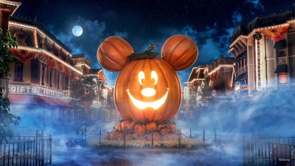 Disney Halloween beeldjes van Mickey en vrienden verkleed voor Halloween