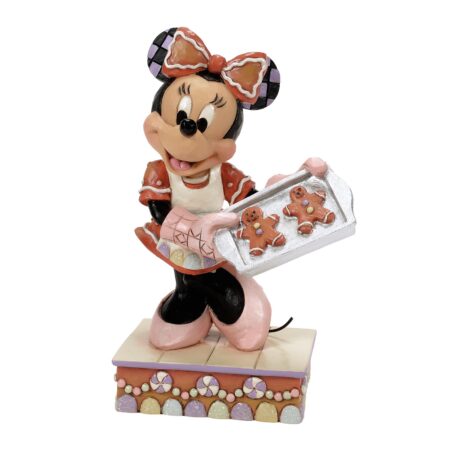 Disney Traditions Baking Bliss Minnie Mouse gingerbread Jim Shore kerstbeeldje