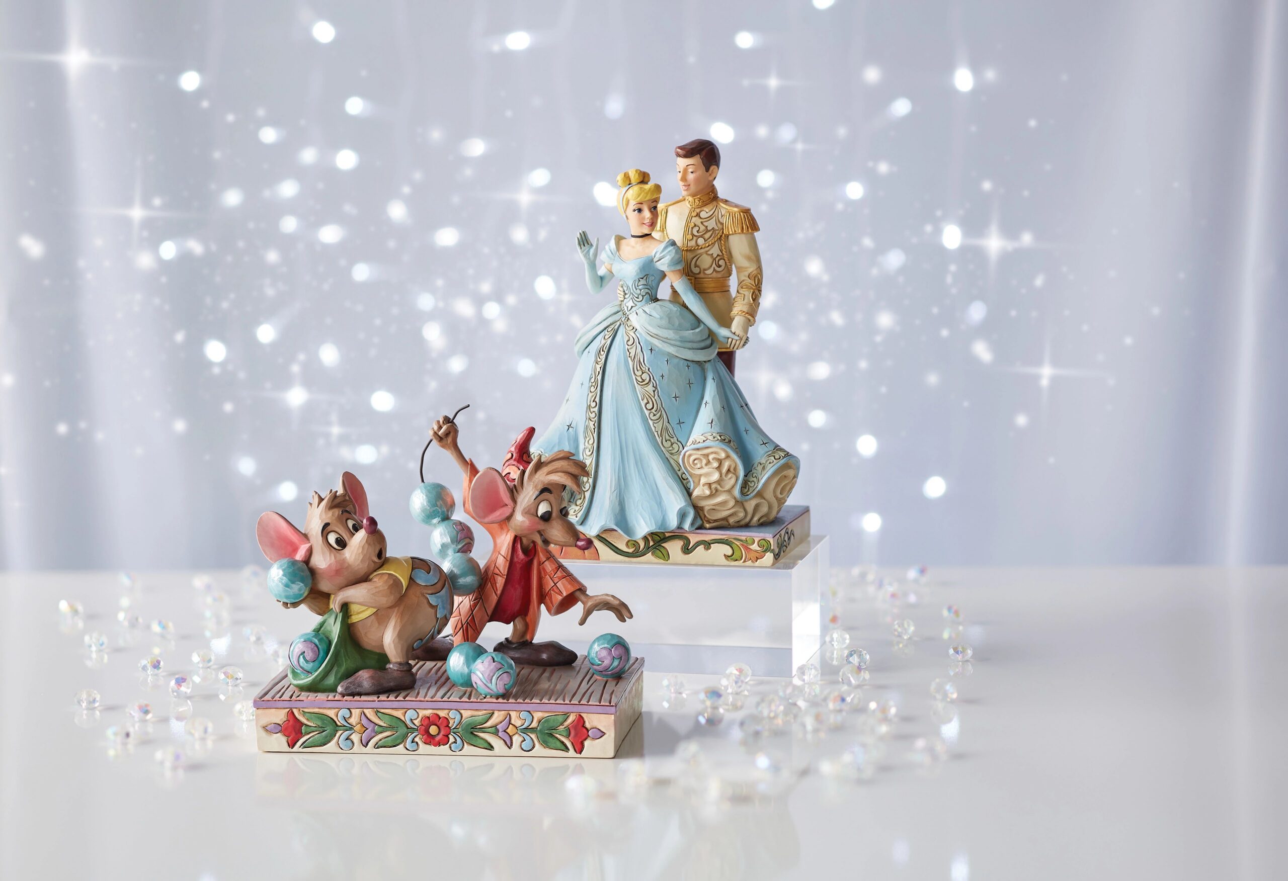 Disney Traditions Cinderella & Prince Love Figurine Jim Shore jubileumbeeldje
