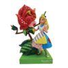 “Disney Britto Alice in Wonderland Figurine met kleurrijke pop-art patronen en pratende roos”