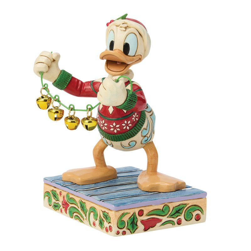Holiday Jingle Donald with Bells Disney Traditions Jim Shore kerstfigurine