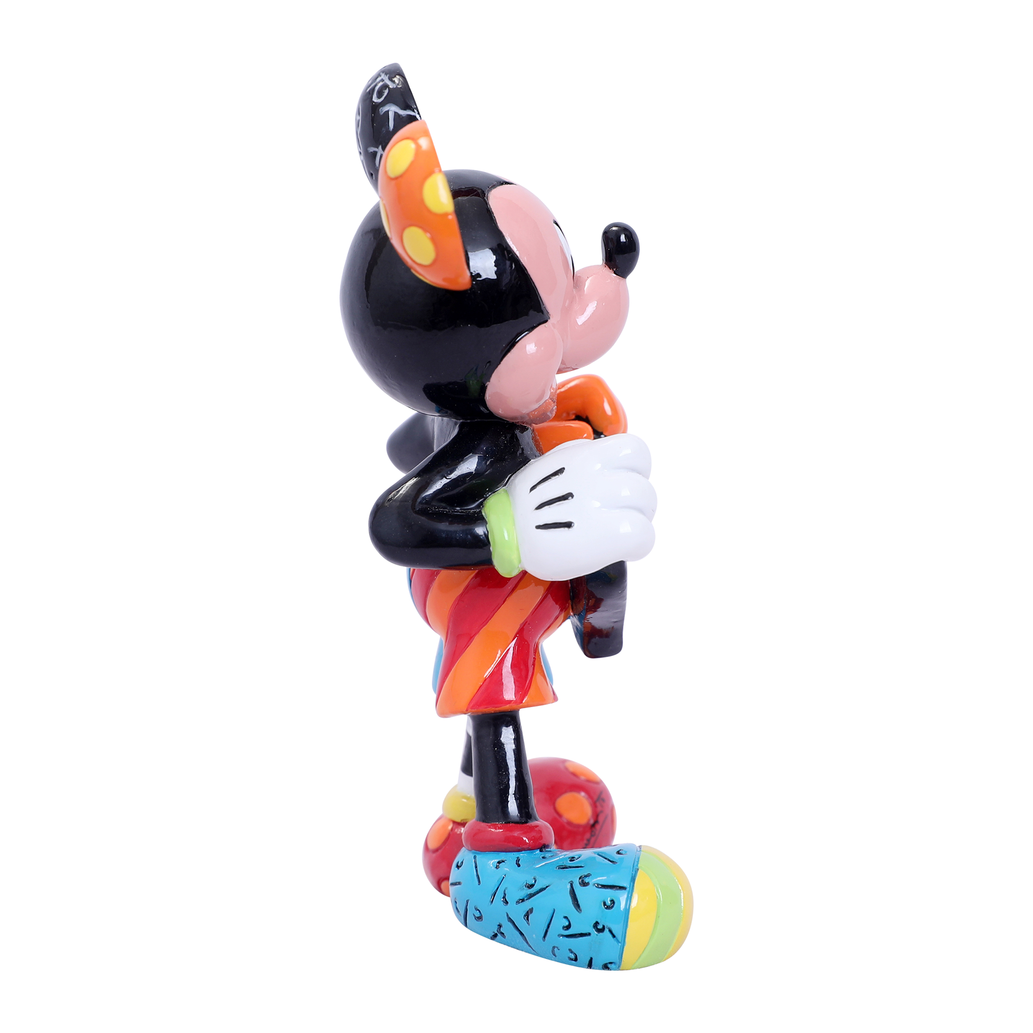 Mickey Mouse with Heart Figurine Disney Britto met kleurrijk hart